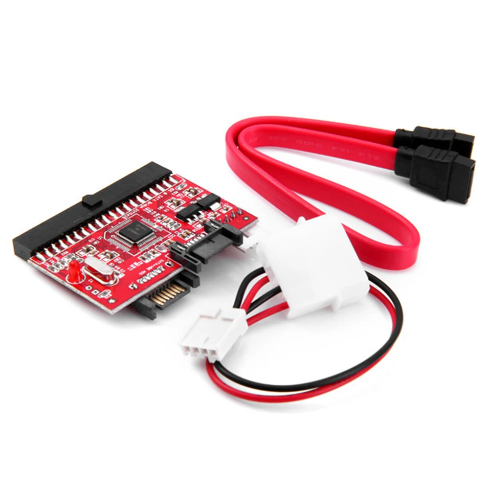

IDE to SATA/SATA to IDE Riser Card Two Way Conversion Adapter 40pin IDE Port Hard Drive Converter for Desktop Computer