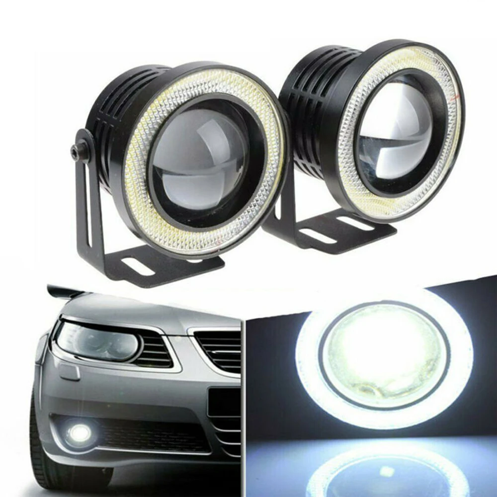 

Replacement Angel Eye bulb 12V With Mounting Brackets 3inch COB Driving