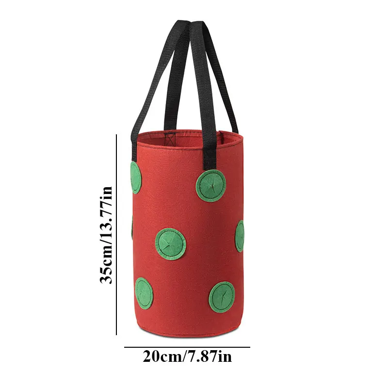 Мешок для посадки клубники с 12 отверстиями коррозионно стойкий вертикальный