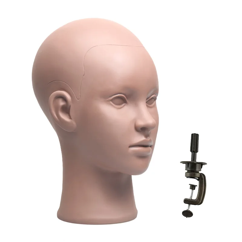 Афро манекен головы макияж практика Манекен для парика и наушников Стенд не