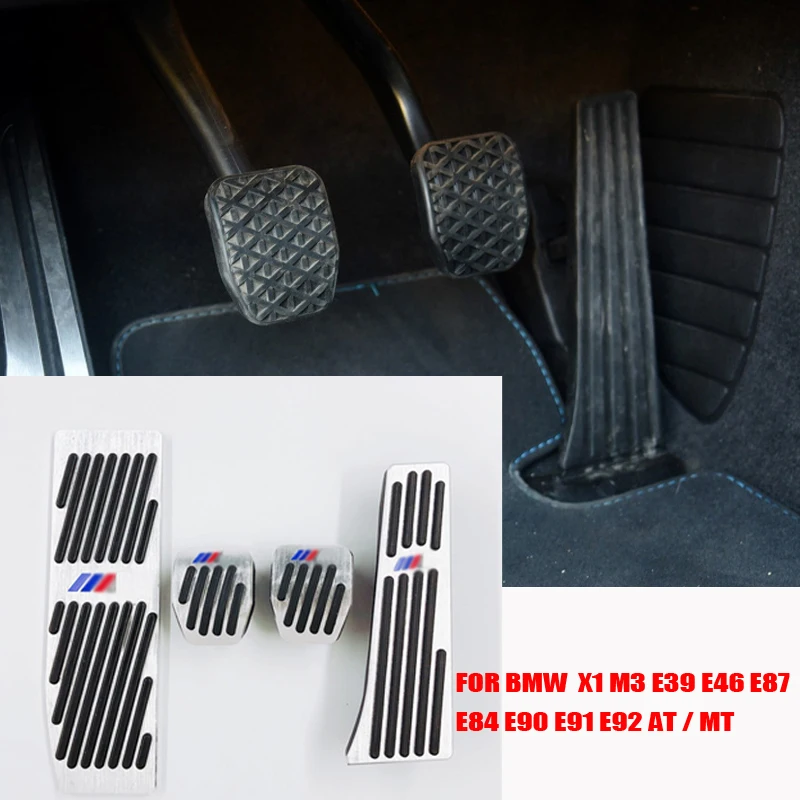 

Car Styling Accelerator Pedal Decoration Brake Pedal Protection For BMW X1 M3 E39 E46 E87 E84 E90 E91 E92 AT / MT Accessories