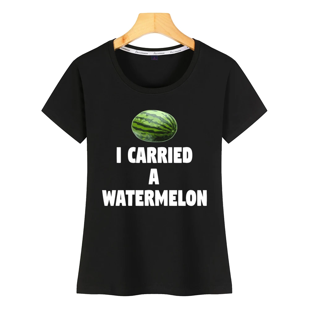Tops T Shirt Women Dirty Dancing Quote I Carried A Watermelon Vogue Vintage Custom Female | Женская одежда