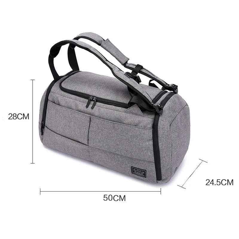 Многофункциональная спортивная сумка для мужчин и женщин, рюкзак для ноутбука 15 дюймов с карманом для обуви, для путешествий и фитнеса