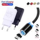 Магнитный зарядный USB-кабель для Iphone 11 XS MAX XR мобильный телефон, зарядное устройство с проводом для Huawei P20, Xiaomi Redmi Note 8, 7, 4X, 5 Pro