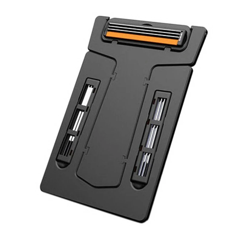 Portable Card Shaver Pocket Razor Safety With Mirror &amp Blades Men's Trimmer For Outdoor | Бытовая техника