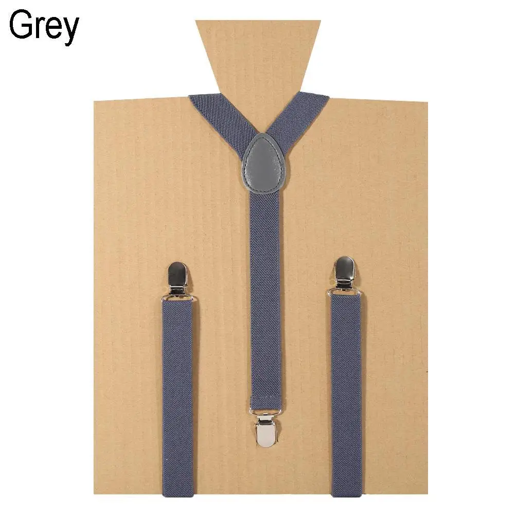 

Suspenders for Men Women Fashion Red Blue Elastic Y-Shape Braces Adjustable Suspenders Strap Bretels Wedding Accessory 15 Color