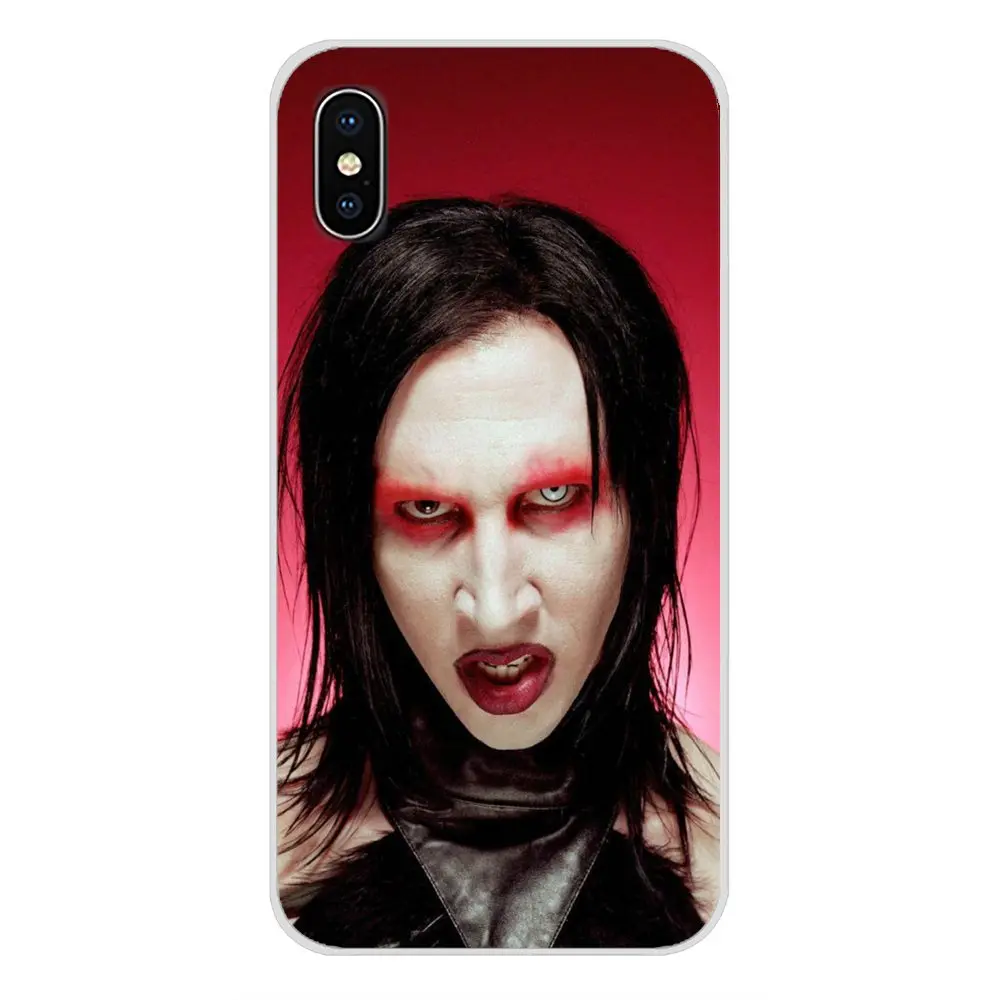 Accessories Phone Cases Covers For Xiaomi Redmi 4A S2 Note 3 3S 4 4X 5 Plus 6 7 6A Pro Pocophone F1 Marilyn Manson | Мобильные