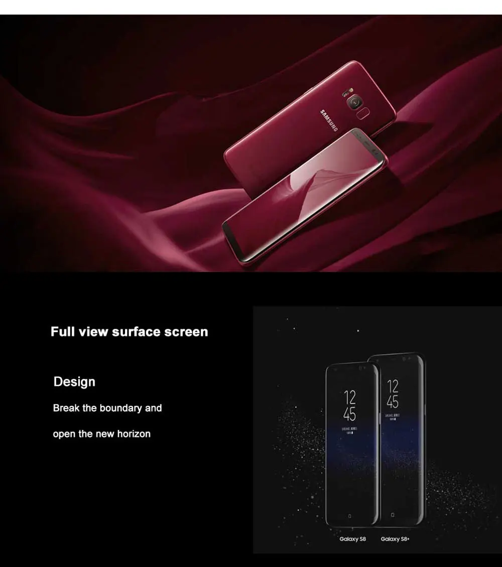 T-Mobile samsung Galaxy S8 G950U 64 Гб мобильный телефон 4G LTE Snapdragon 835 Восьмиядерный 4 Гб ram 5," NFC телефон G950T