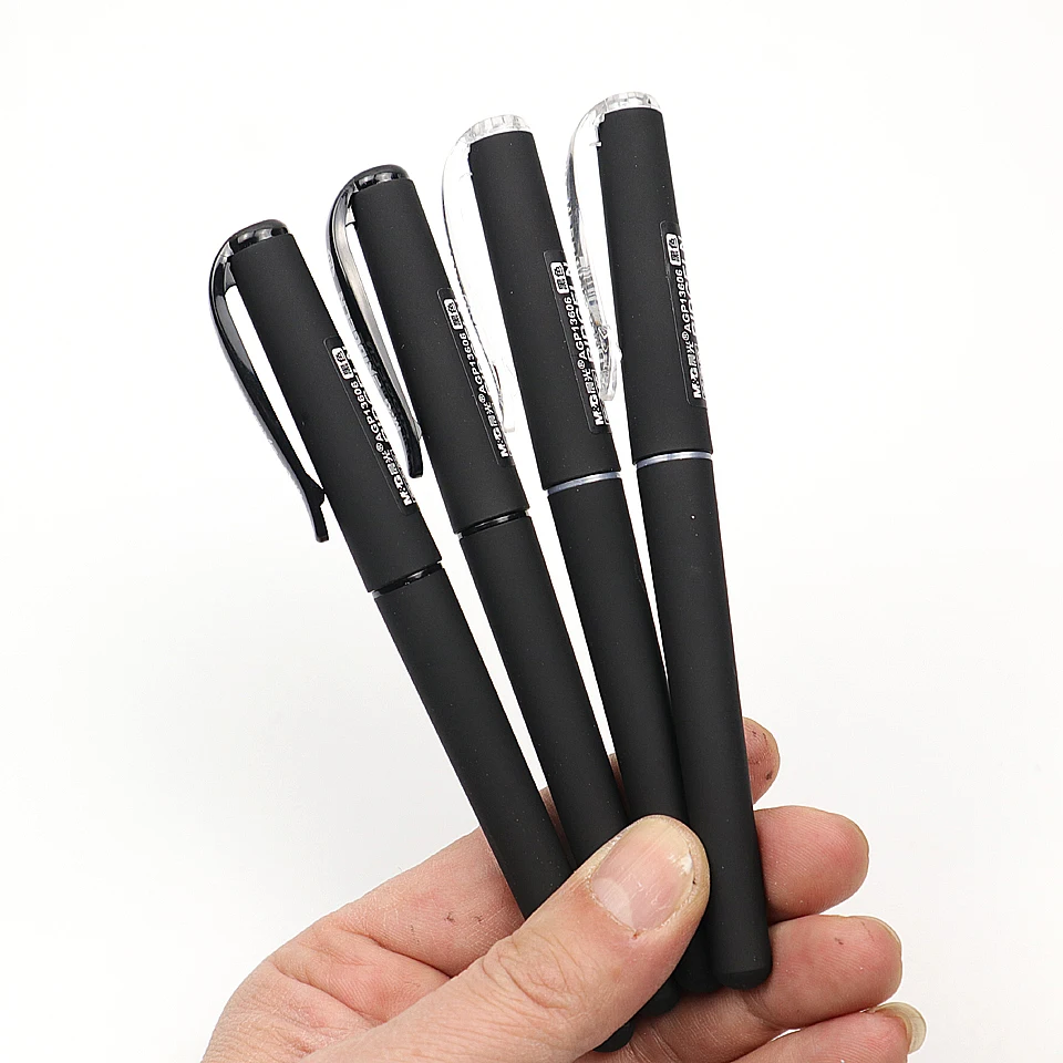 Гелевая ручка черные чернила для ручки мм 1 0 3 шт. |