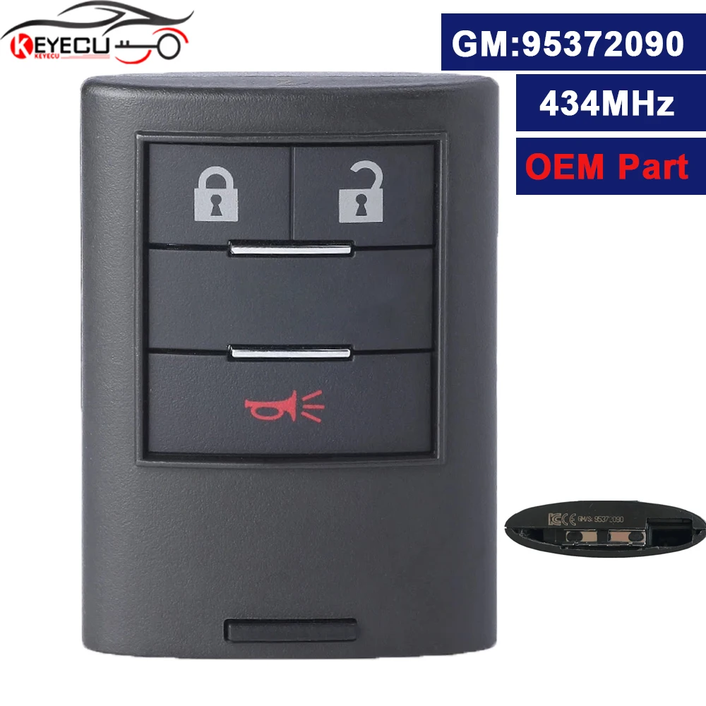 KEYDIY OEM GM/S: 95372090 434MHz PCF7952 Chip Smart Car Remote Control Key 3 Button for Chevrolet Captiva 2014 2015 2016 - купить по