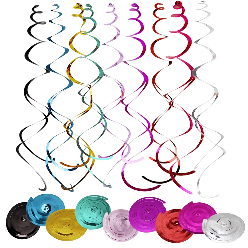 Потолочная подвесная спиральная Подвеска из ПВХ Вихревой баннер Декоративная