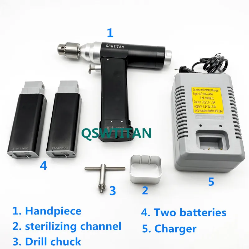 Taladro el&eacute;ctrico ortop&eacute;dico para trauma Ortop&eacute;dico, herramientas el&eacute;ctricas quir&uacute;rgicas para el hueso, dirll-2