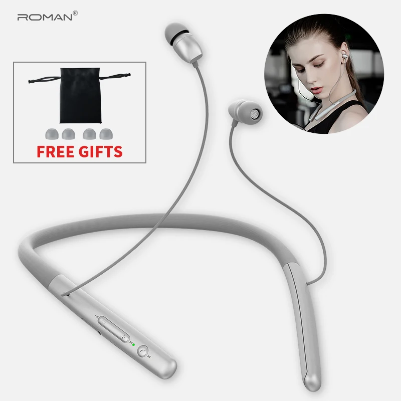 

Roman Z7000A Sports Bluetooth earphone with active noise cancelling /Wireless Headset for phones and music