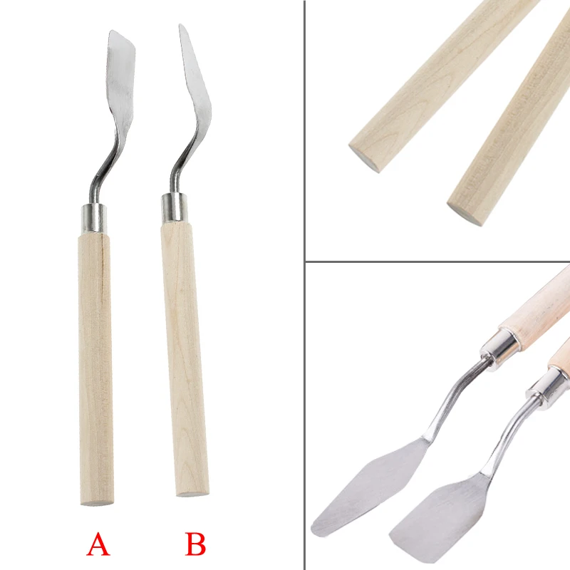 Палитра масло смесь пигмента текстуры художника Scrape Art Draw скребок нож Шпатель