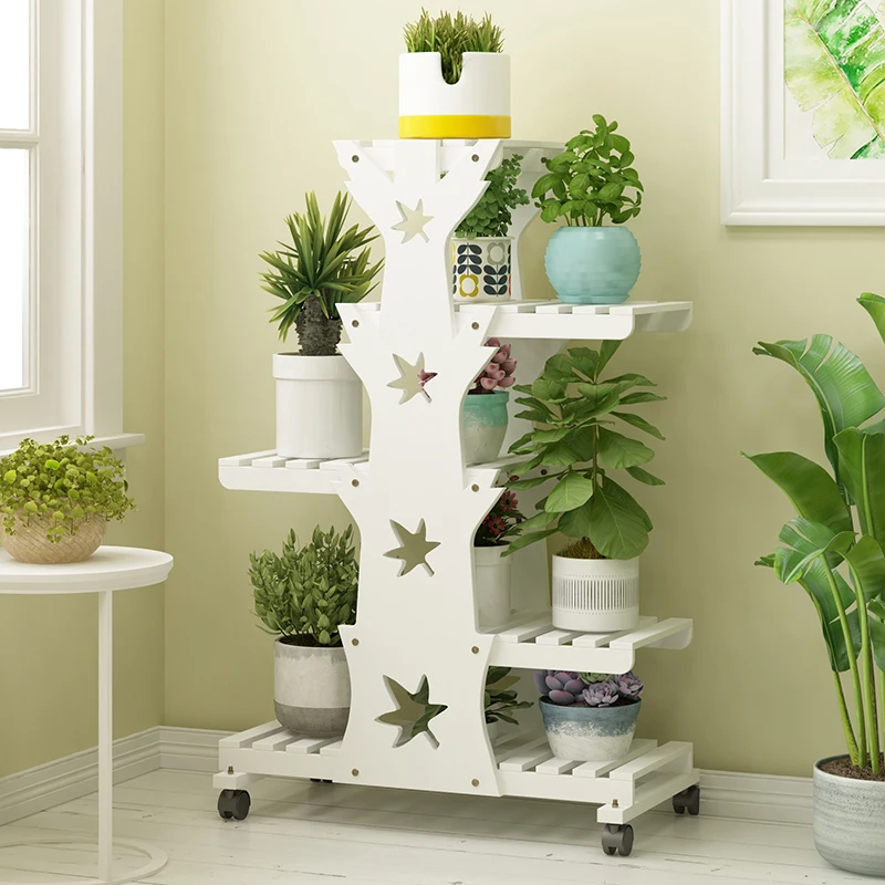 Балкон из твердой древесины Украшение Полки внутренняя и наружная гостиная