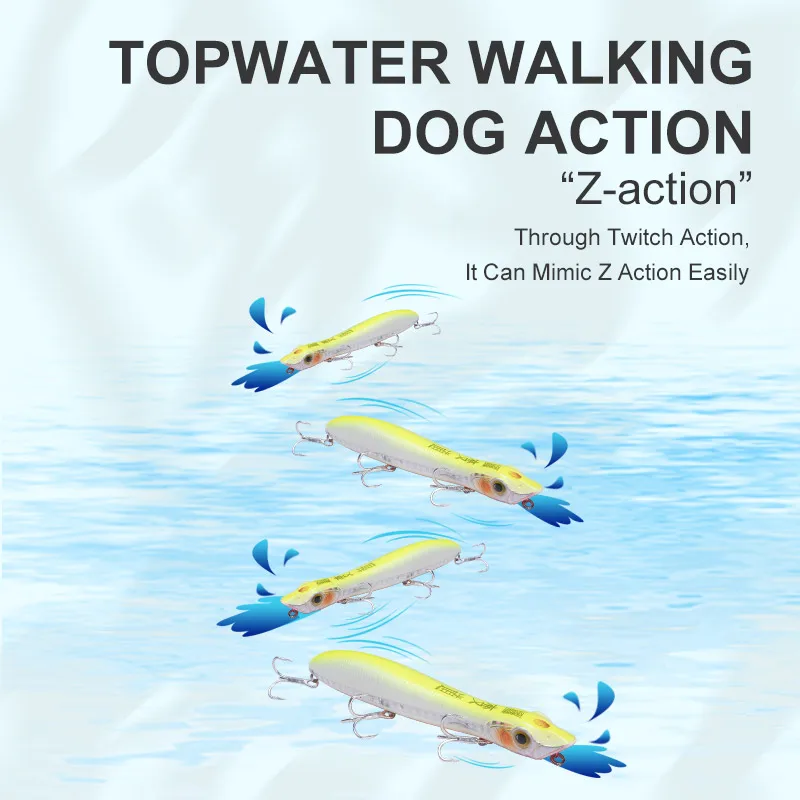 Королевство KCR Горячая рыболовная наживка Поппер и карандаш 110 мм 125 плавающий