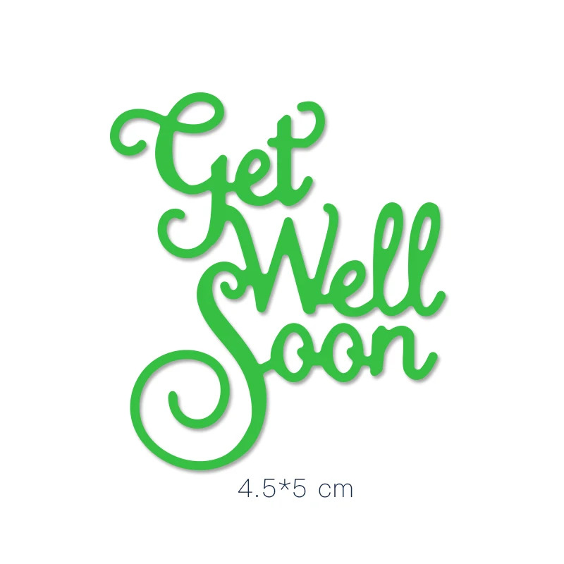 Получить хорошо скоро слова металлические трафареты для пресс-формы DIY