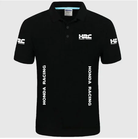 Летняя Высококачественная брендовая рубашка поло с логотипом HRC модная