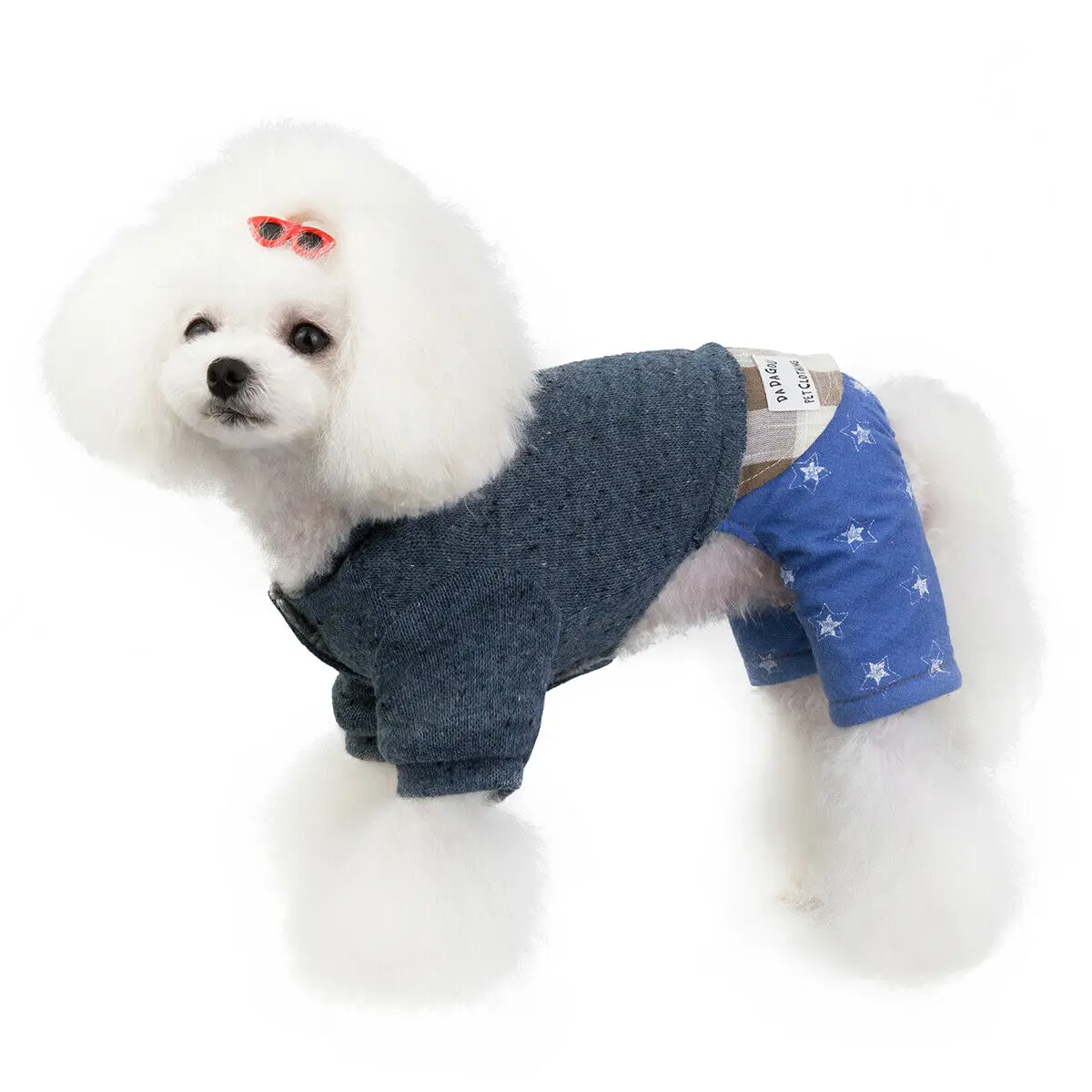 Зимняя одежда для домашних животных отдыха теплая куртка щенков комбинезон