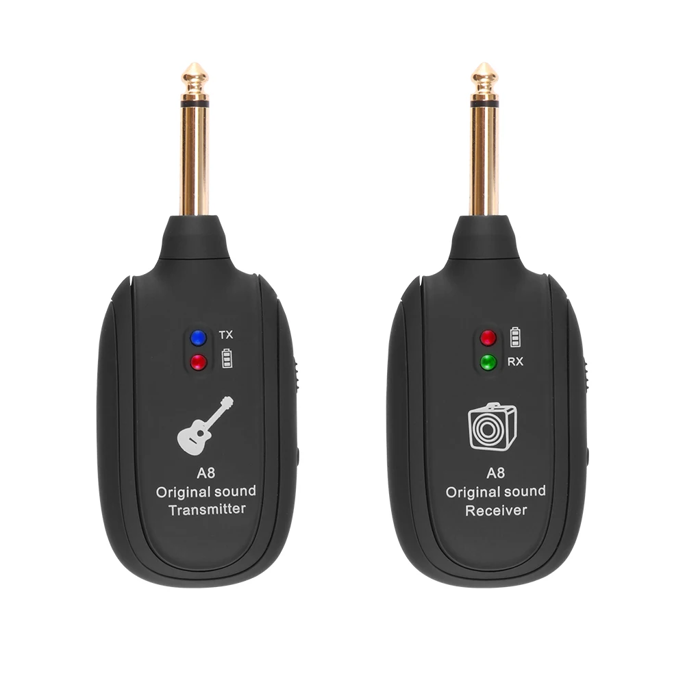 Портативная беспроводная гитарная система передатчик приемник электрическая