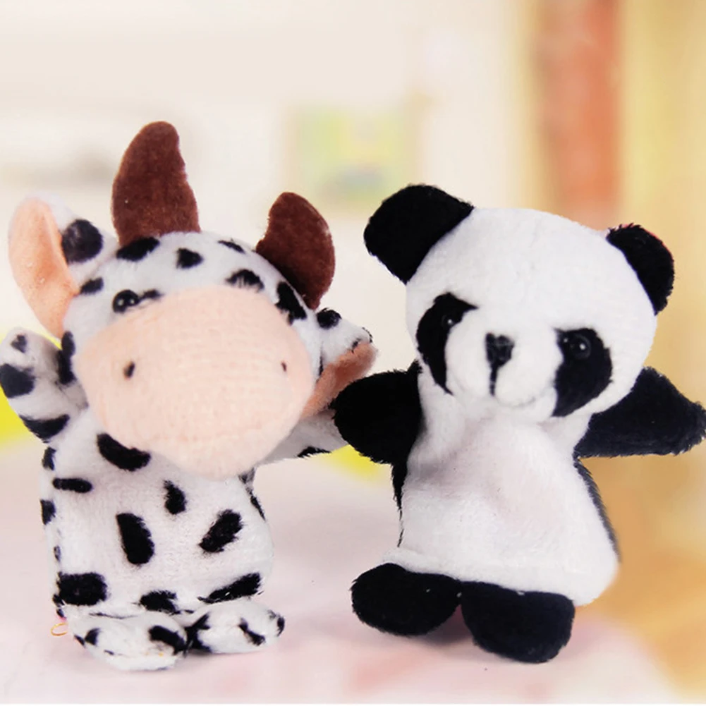 

Plush Early Education Toys Cognitive Toy Set Educational Learning Study Finger Puppet Dolls Animal Toy Presents