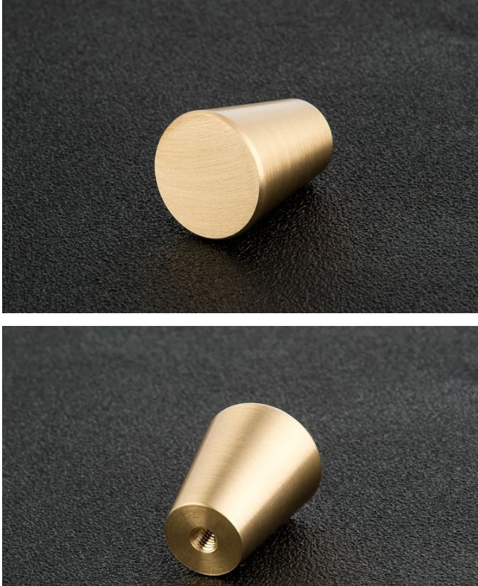 Латунные ручки двери шкафа конус простой европейский китайский для выдвижного