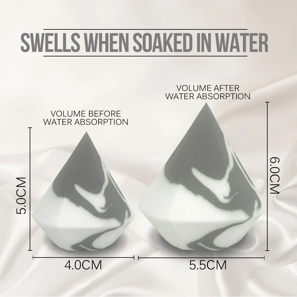 3D косметические спонжи для влажного и сухого использования жидкие бриллиантовые