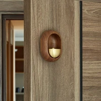 brass wood wind chimes door bell magnet sticker mounted jingle bell for door fridge japanese home decoration
