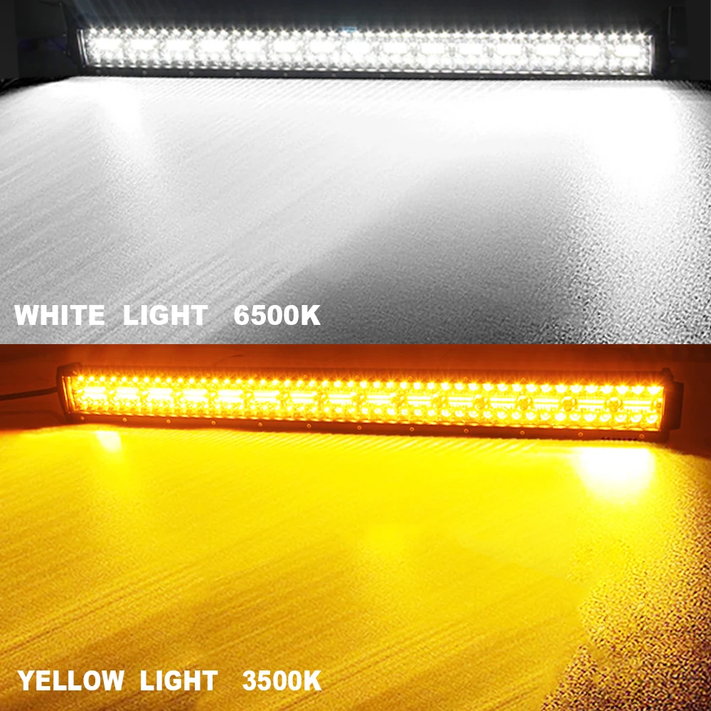 CO LIGHT 42 дюймов 3 ряда Led Light 4x4 внедорожный бар 780 Вт Стробоскопическая Светодиодная лампа для авто 4WD грузовик ATV 12 в 24 в трейлер рабочие огни 12 в 24 В