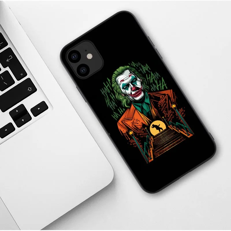 TPU Чехол Joker Horror Movie Joaquin Phoenix для iPhone 11 Pro Max X 7 8 Plus XR XS MAX Black - Цвет: TPU