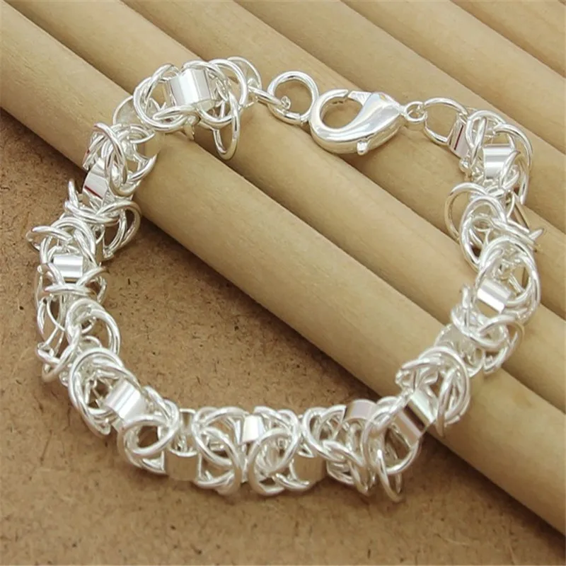 

High Quality 925 Sterling Silver Bracelet Fashion Leading Men And Women Bracelet Jewelry Gift