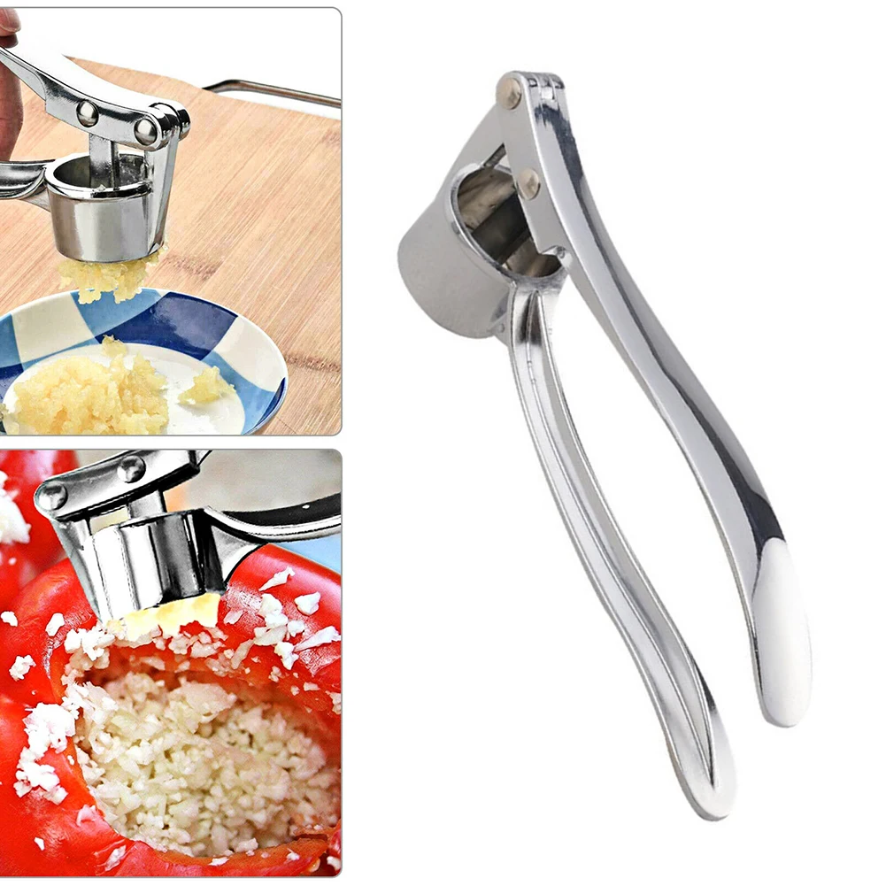 Пресс-дробилка для чеснока измельчитель приспособление резки имбиря домашний