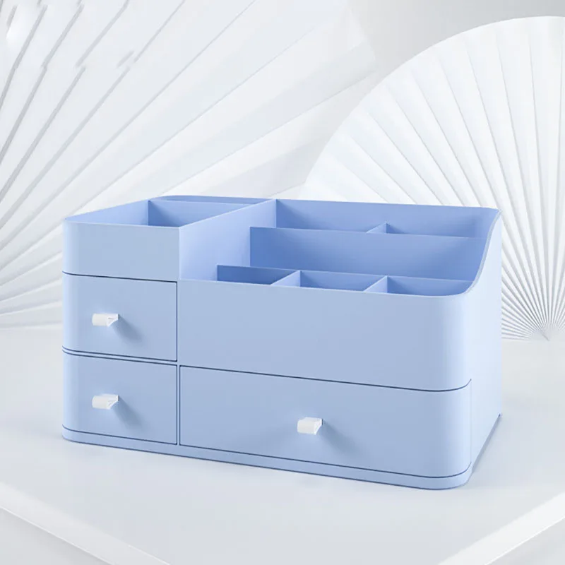 Large Capacity Makeup drawer Organizer Shelf Cosmetic Storage Box Jewelry Nail Polish Container Desktop Sundries | Дом и сад