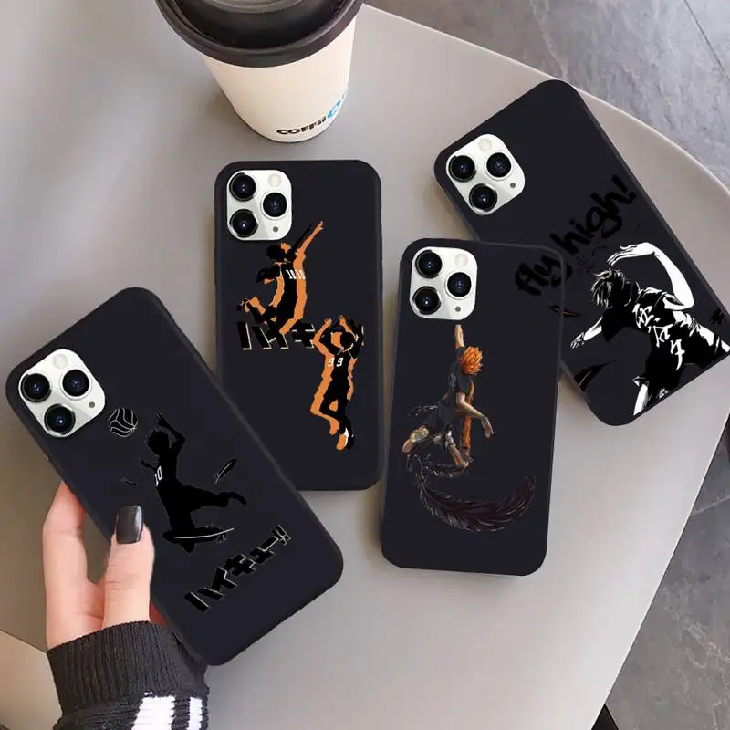 

Haikyuu Hinata attacks Anime Phone Case for iPhone 13 12 11 mini pro XS MAX 8 7 6 6S Plus X SE 2020 XR