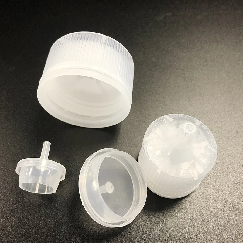 50PCS 30ml 60ml 100ml 120ml Empty Plastic PET Transparent Dropper Bottles E Liquid Vape Juice Bottle with Translucent White Caps | Красота и