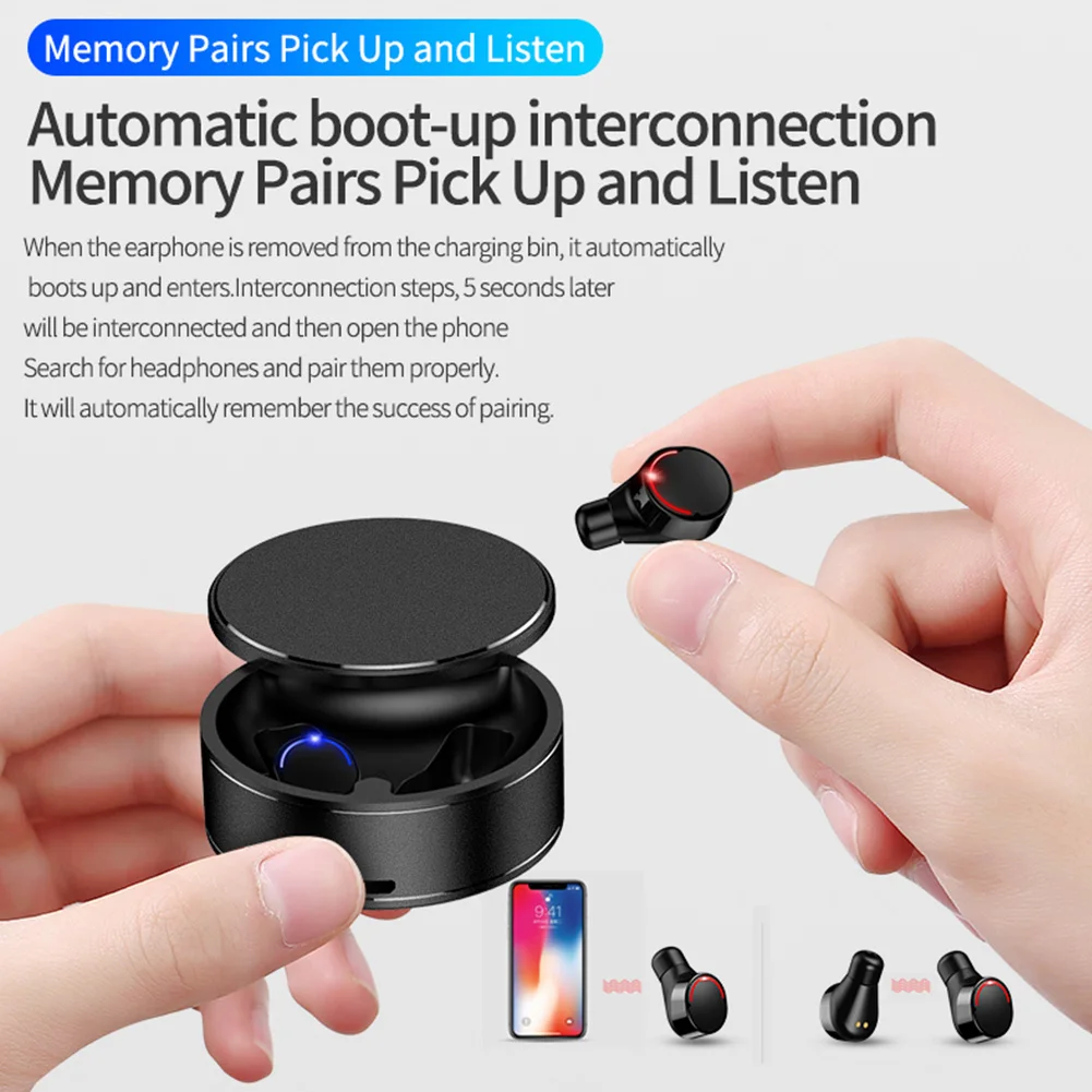 Erilles Bluetooth наушники Беспроводной один двойной дополнительный стерео Hi Fi звук