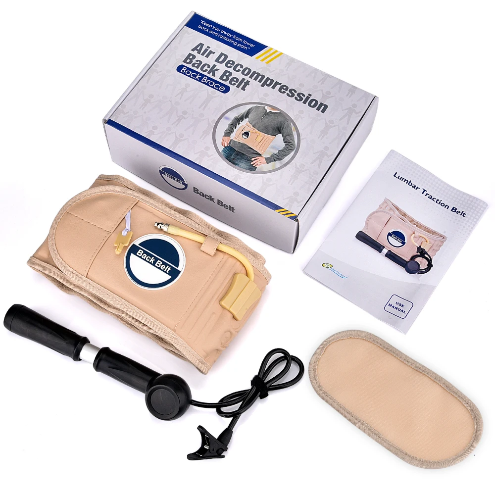 

Lumbar Support Back Belt Spinal Air Decompression Lumbar Belt Air Traction Waist Belt Back Massage lower back support brace Belt