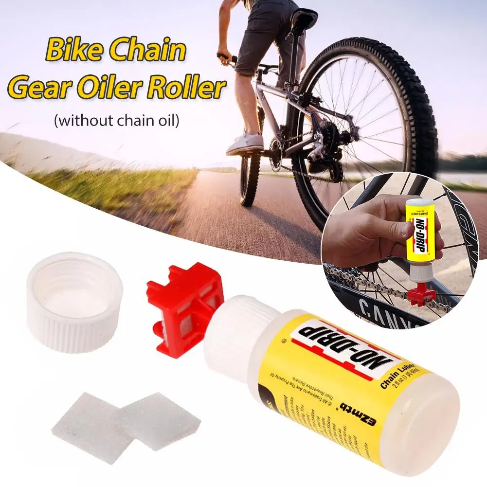 

Bicycle Chain Repair Tools Lubricator Bike Chain Oiler Lubricating Cycling Gear Roller Gadget Practical Tool Bike Accessory