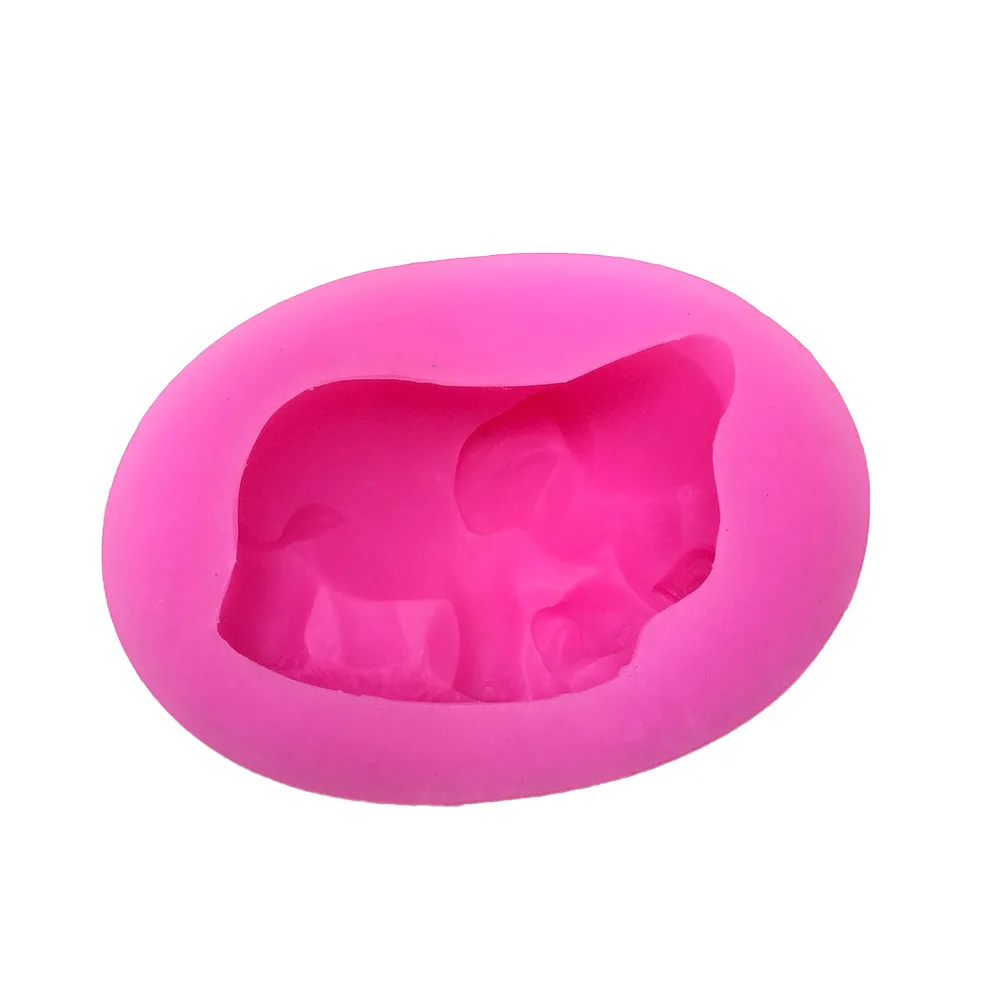 Формы для мыла в виде слона мамы и ребенка силиконовые формы шоколада помадки