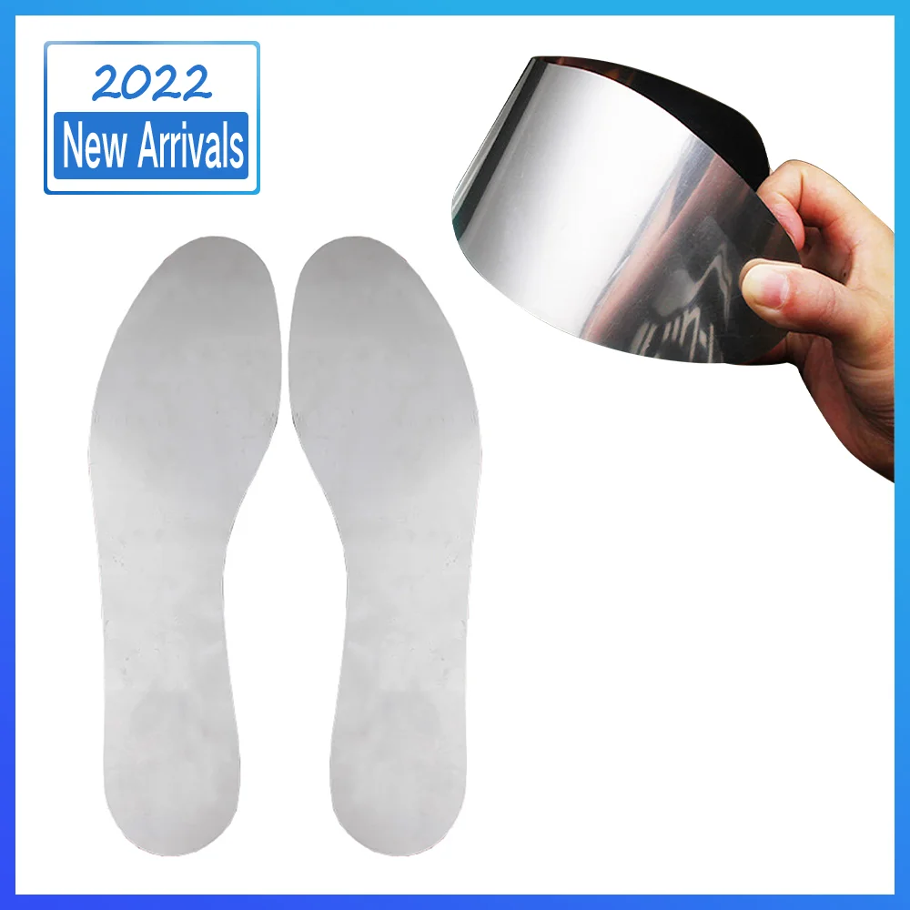 

RODICOCO Stainless Steel Anti-Stab Steel Insoles Tungsten Steel Plate Anti-nail Anti-piercing Foot Labor for Men Women Shoes