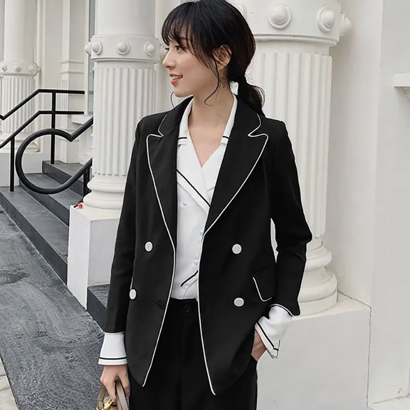 

Blazers for Women New Autumn Winter Fashion Women's Long Sleeve Jacket Loose Casual Women Blazers Jackets Work