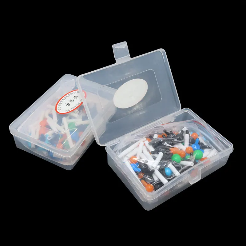 1 коробка небольшой набор химических молекулярных моделей школьные