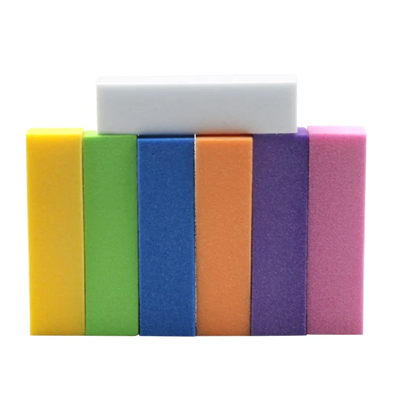 1 шт. разноцветные Формочки брусок для ногтей УФ гель шлифовки полоски маникюр с