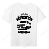 fashion car men clothing the legend luxury t shirt pure cotton white top unisex car pattern t shirt