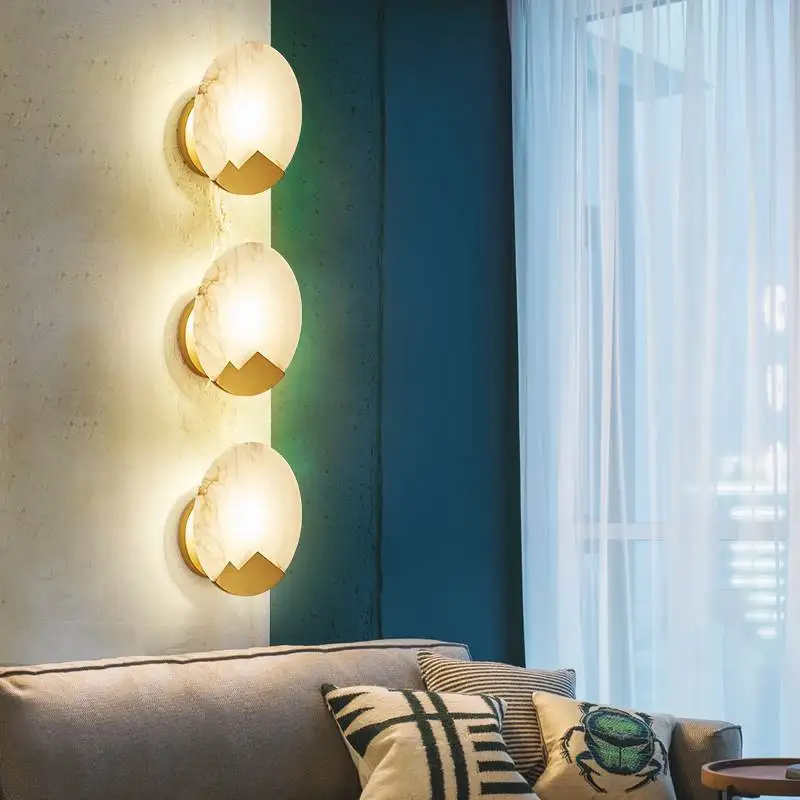 

Creative Cloud Stone Wall Lamp Simple Personality Living Room Background Lamp Hotel Corridor Aisle Lamp Bedroom Bedside Lamp