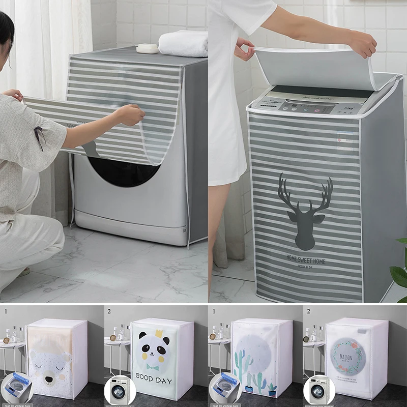 

Top Loading/Front Loading Washing Machine Cover Pulsator Sunscreen Washing Machine Cover Waterproof Dustproof Sunproof Cover