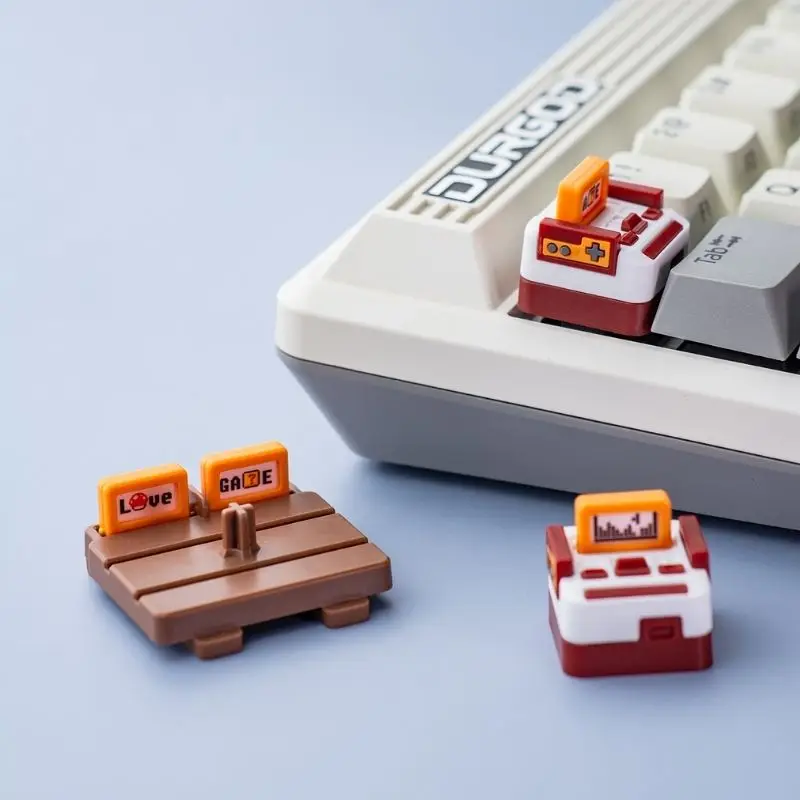 

Mini FC Famicom Keycap R4 Keycap For Cherry MX/Cross Column Axle/Compatible Axle Switch Mechanical Keyboard teclado