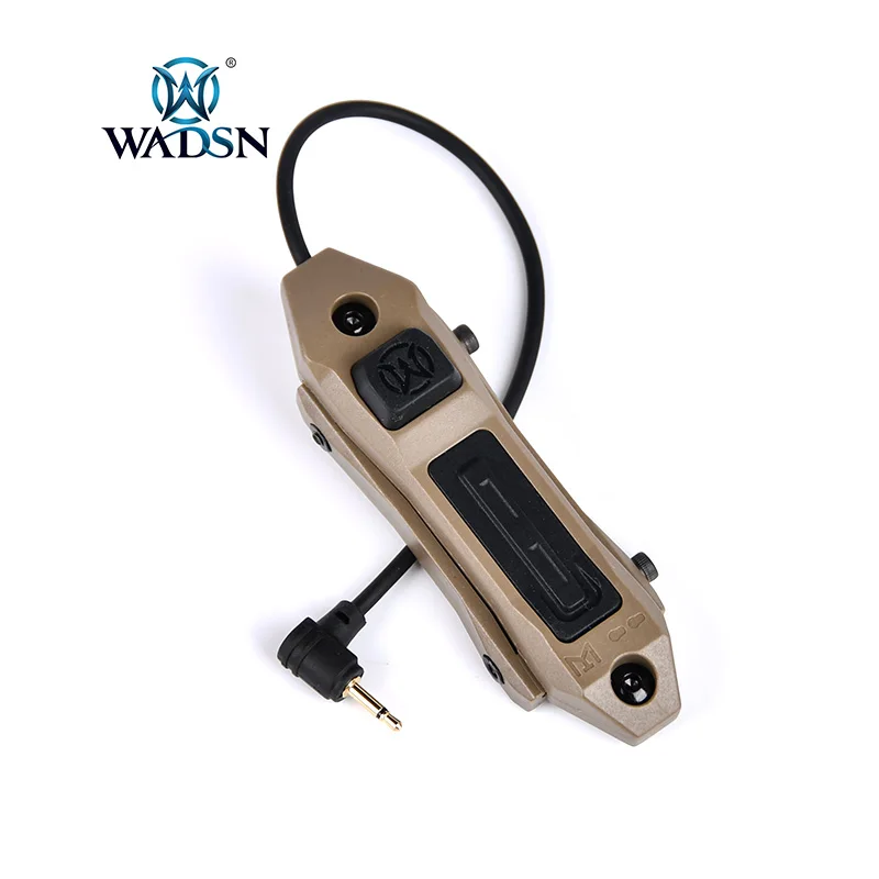 

WADSN Tactical Augmented Pressure Weapon Light Remote Dual Function Swicth For PEQ-15 DBAL-A2 M300A M600DF Fit Mlok Keymod Rail