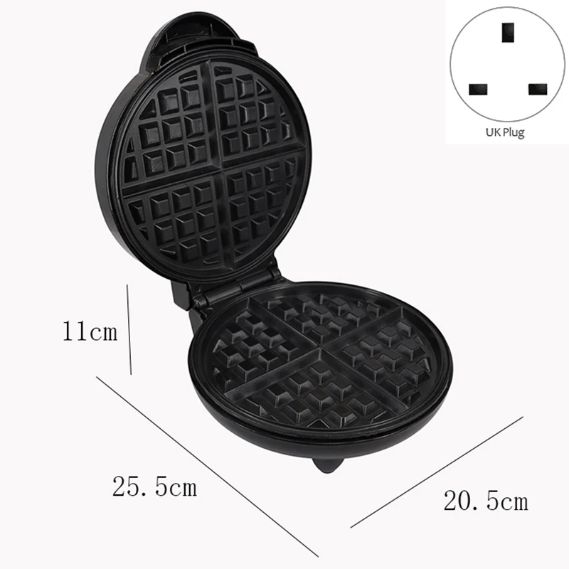 HOT!Electric Waffles Maker Heart Shape Waffle Egg Cake Oven Pancake Non-Stick Baking Pan Breakfast Machine Muffin Sandwich Iron | Бытовая