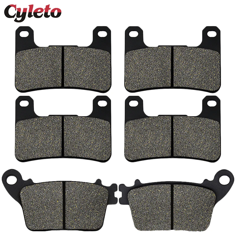 Передние и задние тормозные колодки Cyleto для мотоцикла Kawasaki ZX0R ZX-10R ZX 10R ZX1000 2011-2015